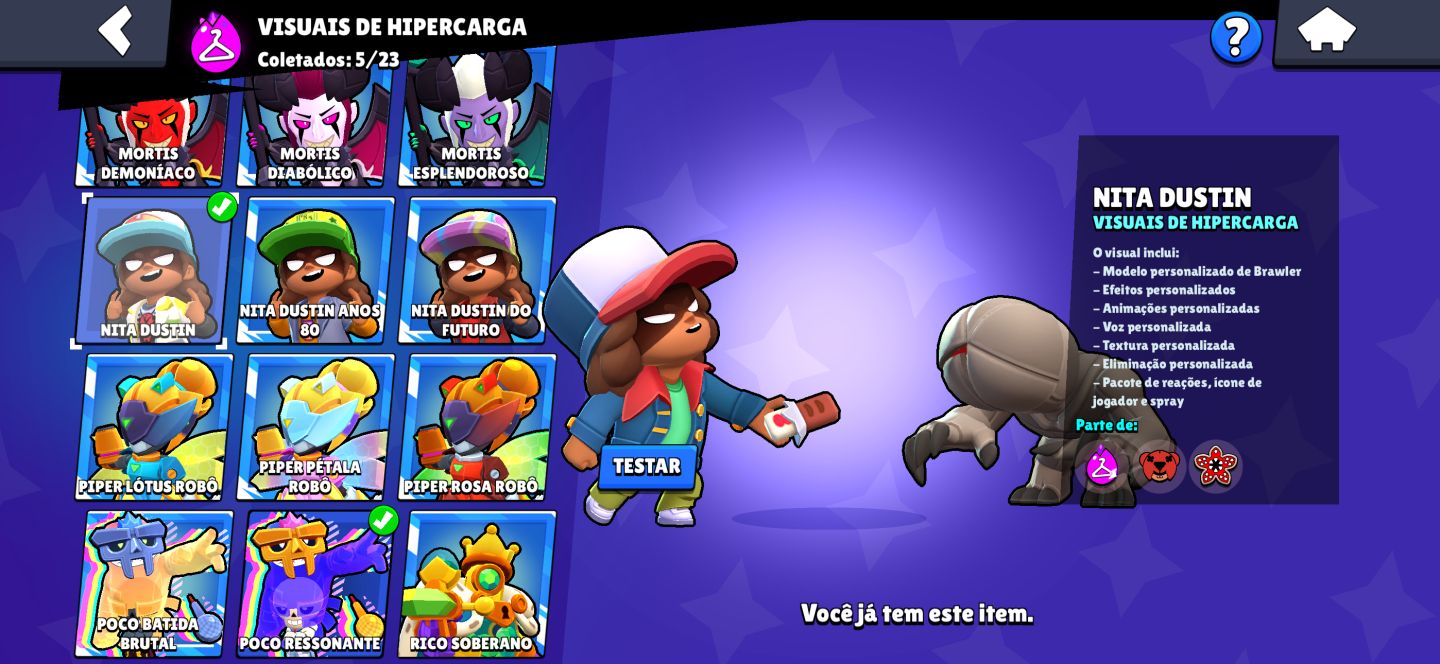 Conta BRAWL STARS TODOS OS BRAWLERS | 28.983 TROFÉUS - MUITAS SKINS