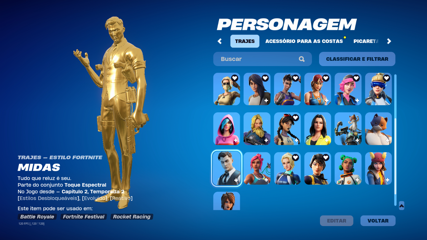 CONTA FORNITE COM TRAVIS SCOTT+BUNDLE BORDELANDS+INVERSA NEO (VALOR NEGOCIAVEL)