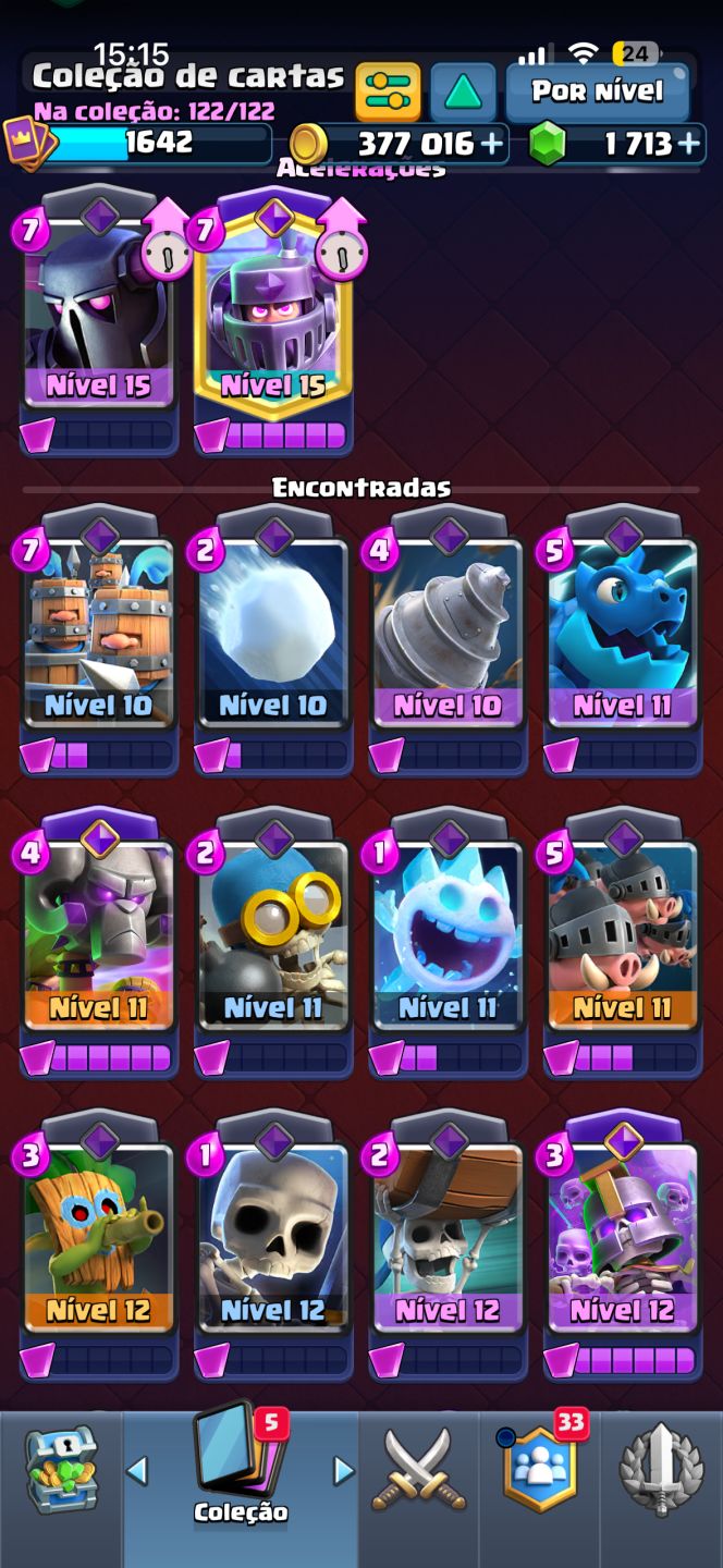 Conta de clash Royale full com 12000 troféus