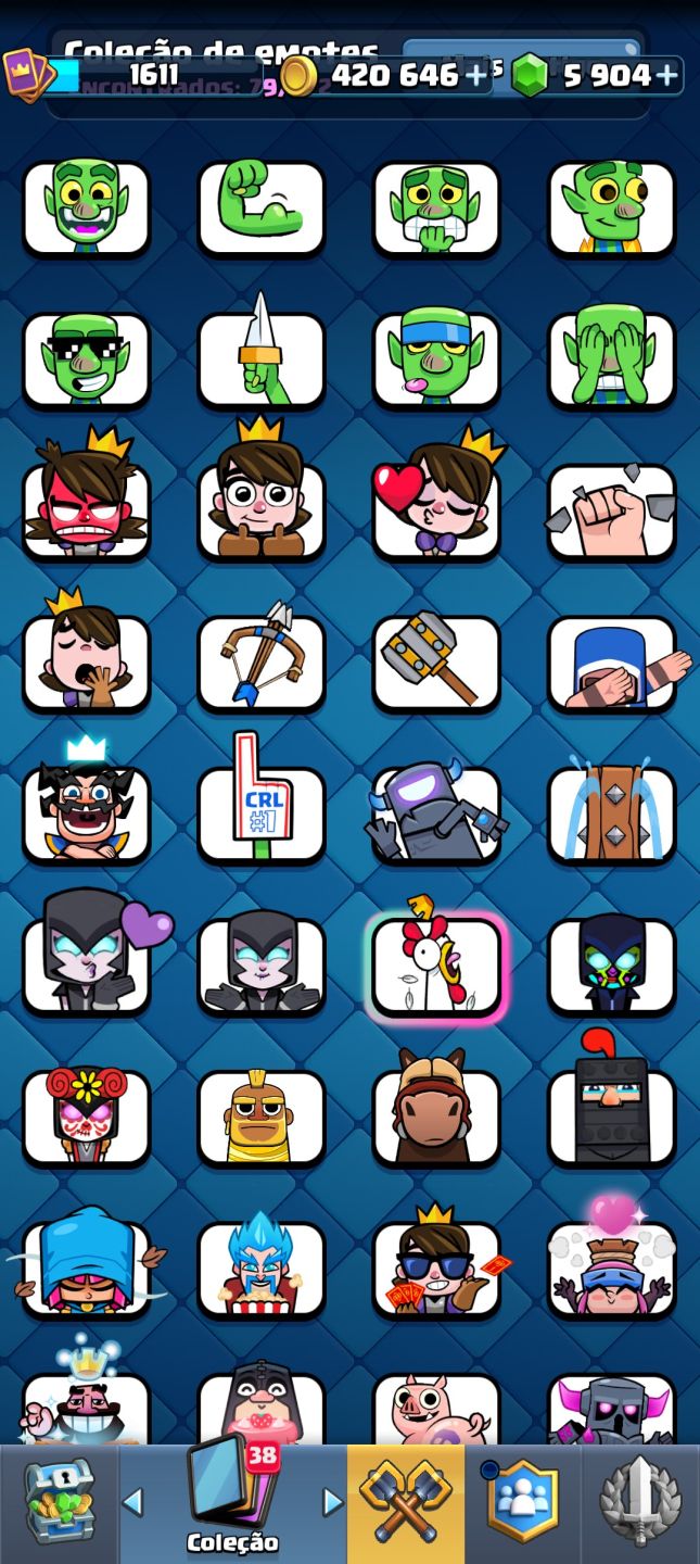 CONTA CLASH 4500K GEMAS 13000K TROFEUS