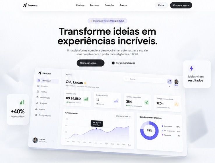 Criação de Sites Profissionais | Design Premium + Entrega Rápida