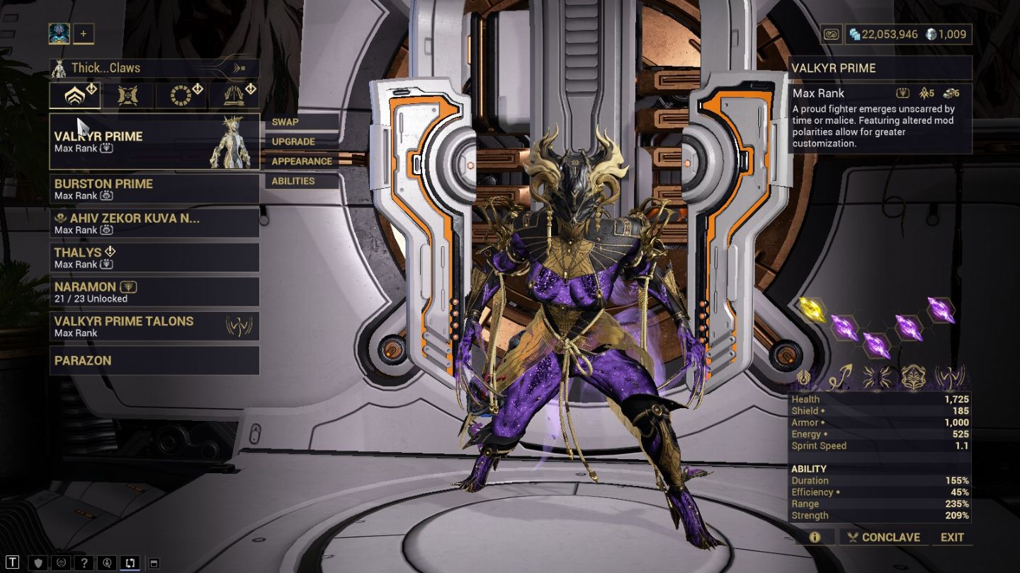 Conta lendário 1 (mr31) - warframe syandana tennocon