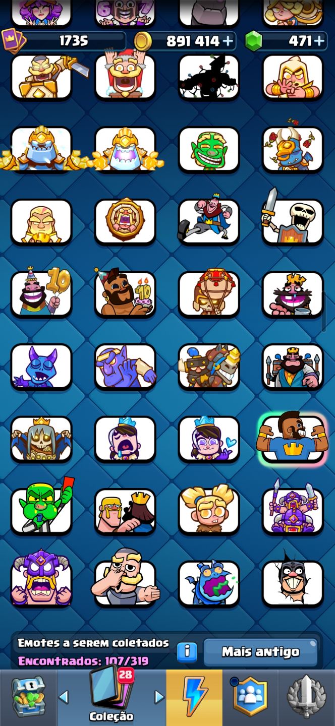 CONTA UPADA, CLASH ROYALE
