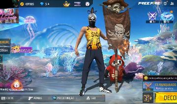 Conta de free fire gemada