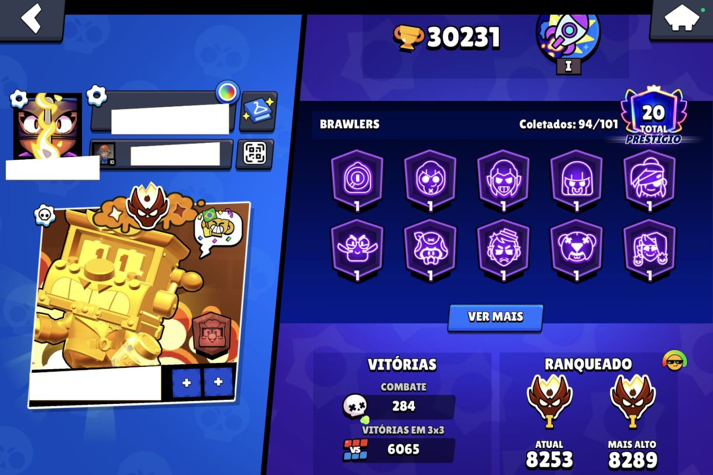 UPO / SUBO SUA CONTA NO BRAWL STARS (TROFÉUS E TAMBÉM RANKEADA) [ELO JOB]