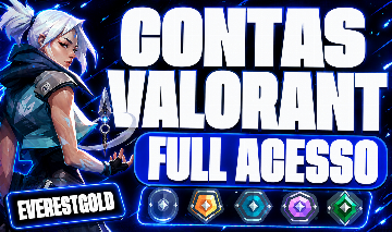 CONTAS SMURF VALORANT | ESCOLHA O RANK | PRONTA COMPETITIVO | ENTREGA AUTOMATICA