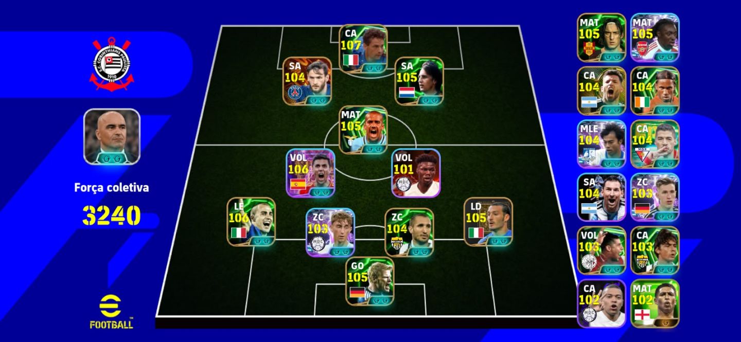 CONTA EFOTBALL COM BLITZ CURLER RARA