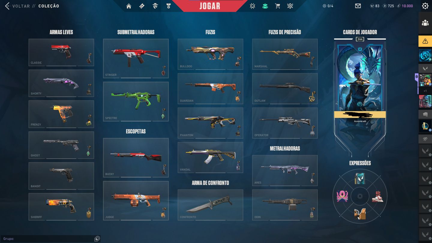Conta riot com (LoL 219 skins) e (valorant conta criada ep1 ato1)