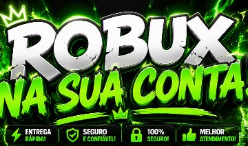 Robux na sua conta - Entrega Rápida