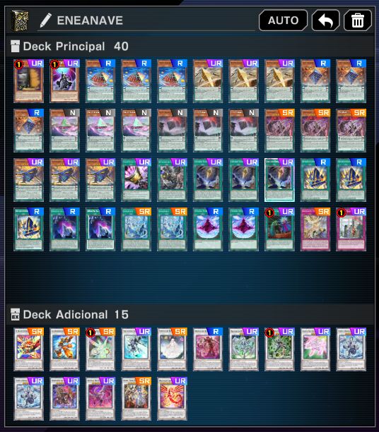 Conta Yu-Gi-Oh Master Duel Deck Sincro + Eneanave