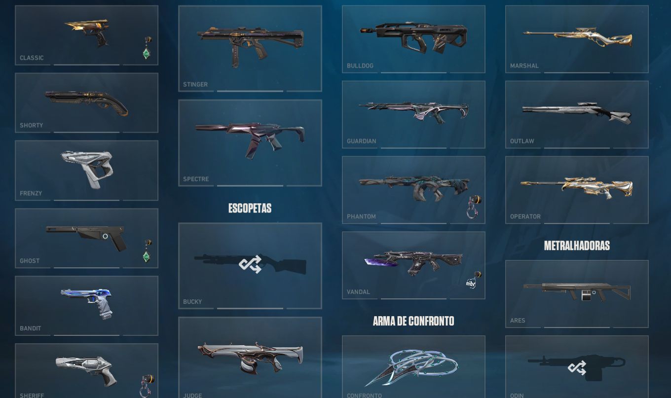 Conta ascendente full acesso com +8k em skins