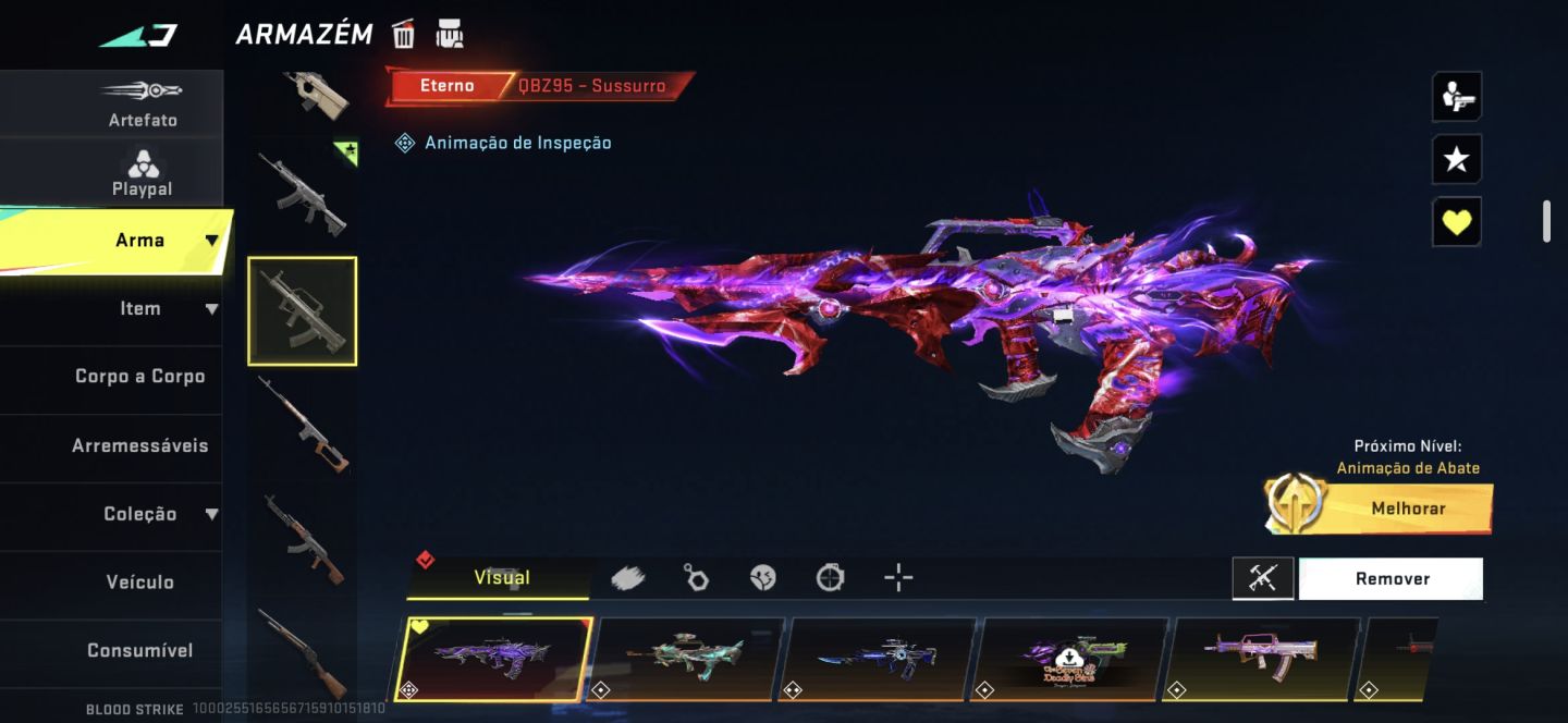 CONTA DE BLOOD COM VÁRIAS ETERNALS A VENDA