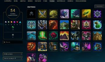 CONTA DE LOL NIVEL 52/40 CAMPEÕES/22 SKINS/19 EMOTES troca de todos os dados!