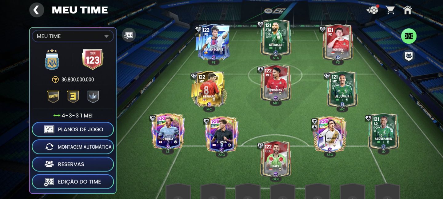 CONTA GER 123 FIFA MOBILE/FC MOBILE