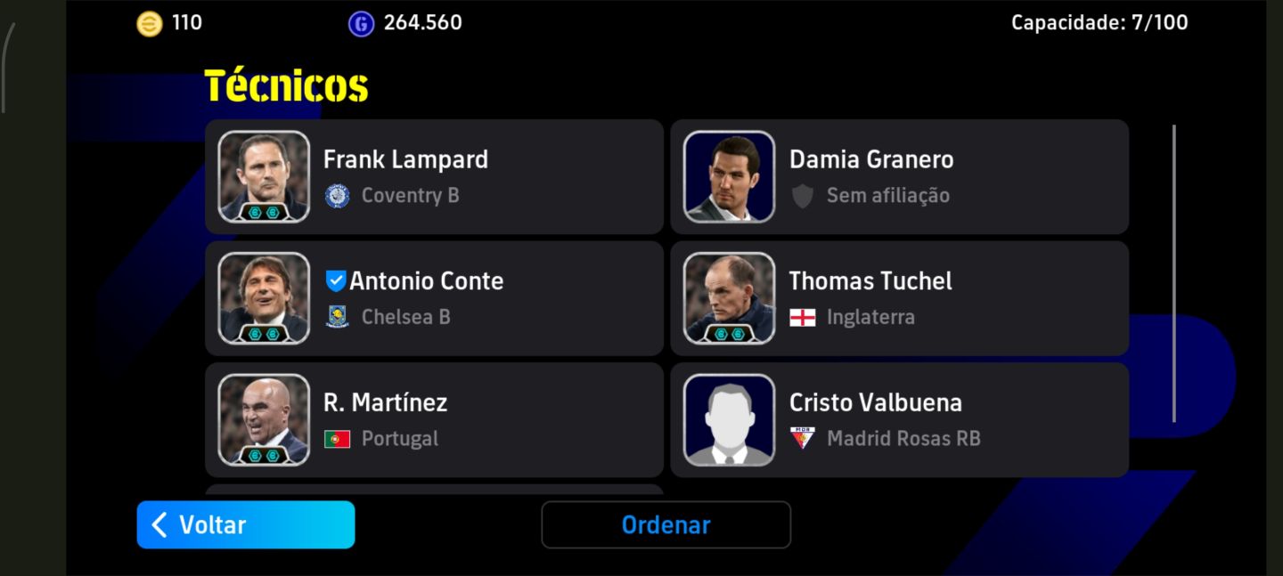 Conta de Efootball com 4 big time e vários épicos e show times