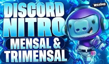 Nitro Discord trimensal!!!