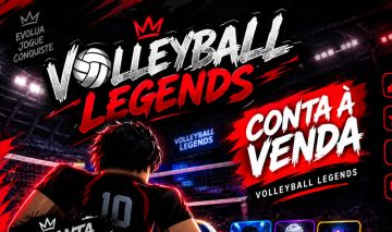 CONTINHA VOLLEYBALL LEGENDS BASICA COM SKINS DE ROBUX