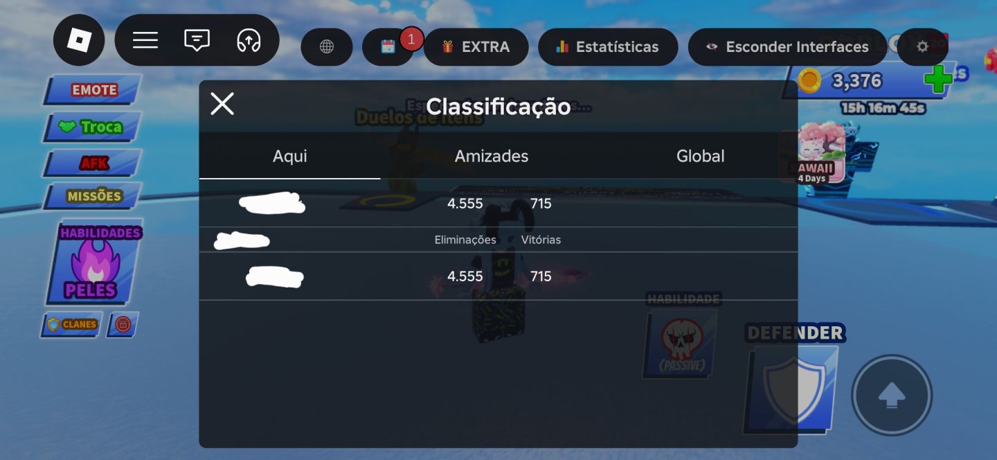 Promoção conta roblox!!! 10k de rubux gastos