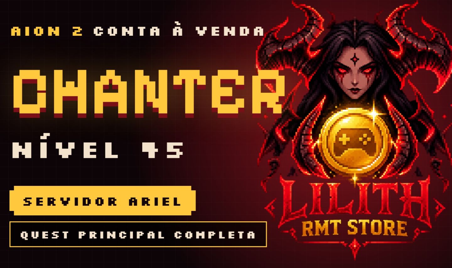 [AION 2 GLOBAL] CONTA À VENDA | PRONTA PARA JOGAR