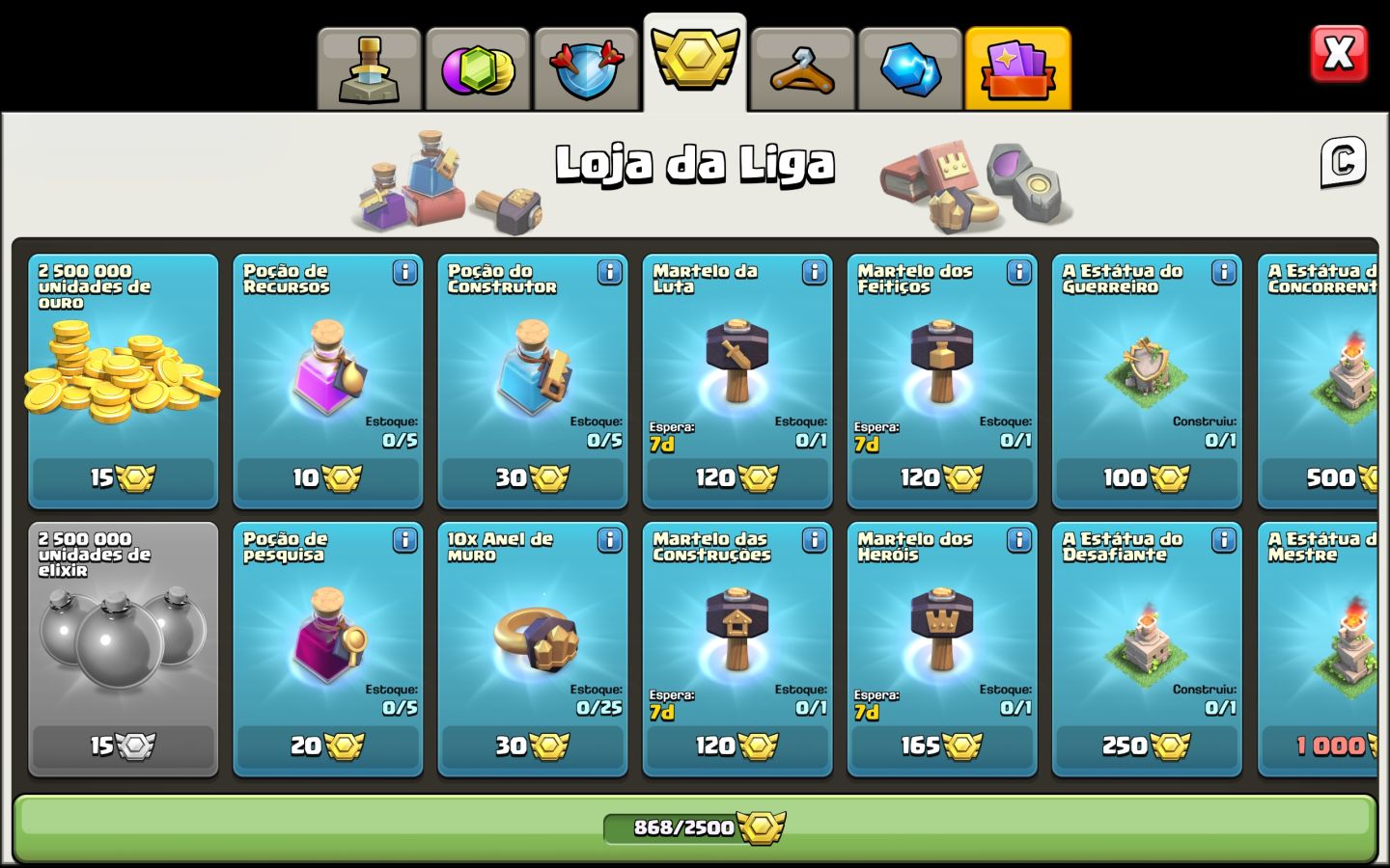 Cv18 Semi Full com vários equipamentos épicos!!!