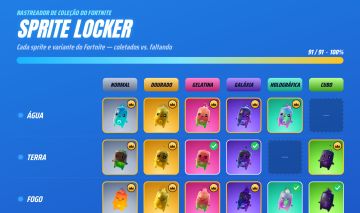 Fortnite Todos os Elementais