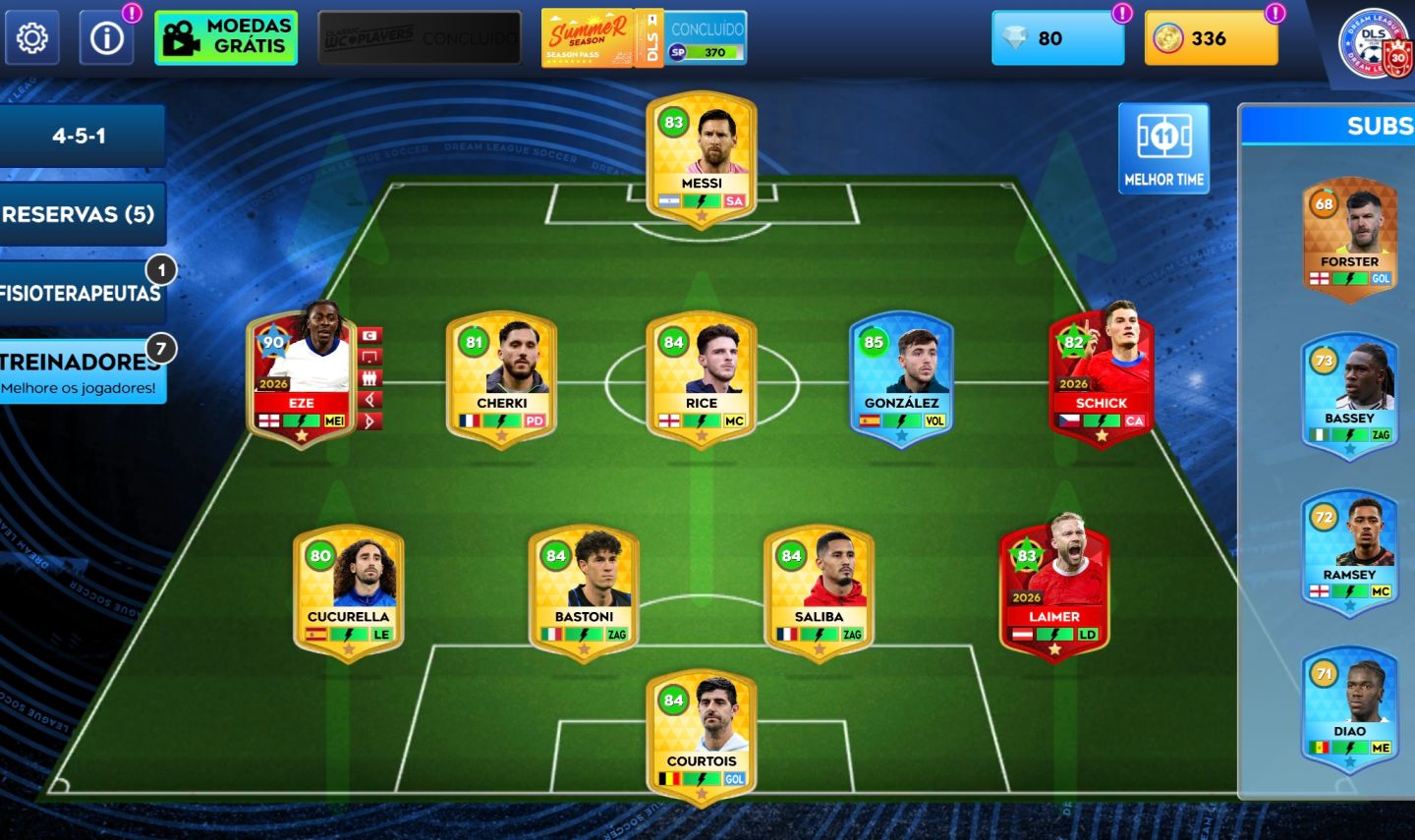 Time dream league 5 estrelas (Dsl2026)