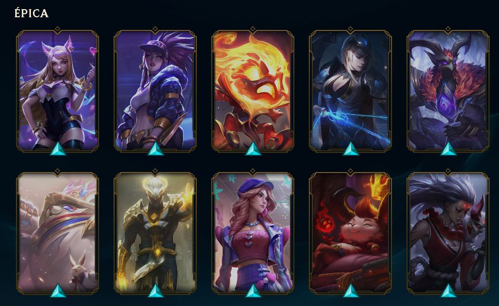 CONTA LEAGUE OF LEGENDS NÍVEL 599 5 Skin Ultimate