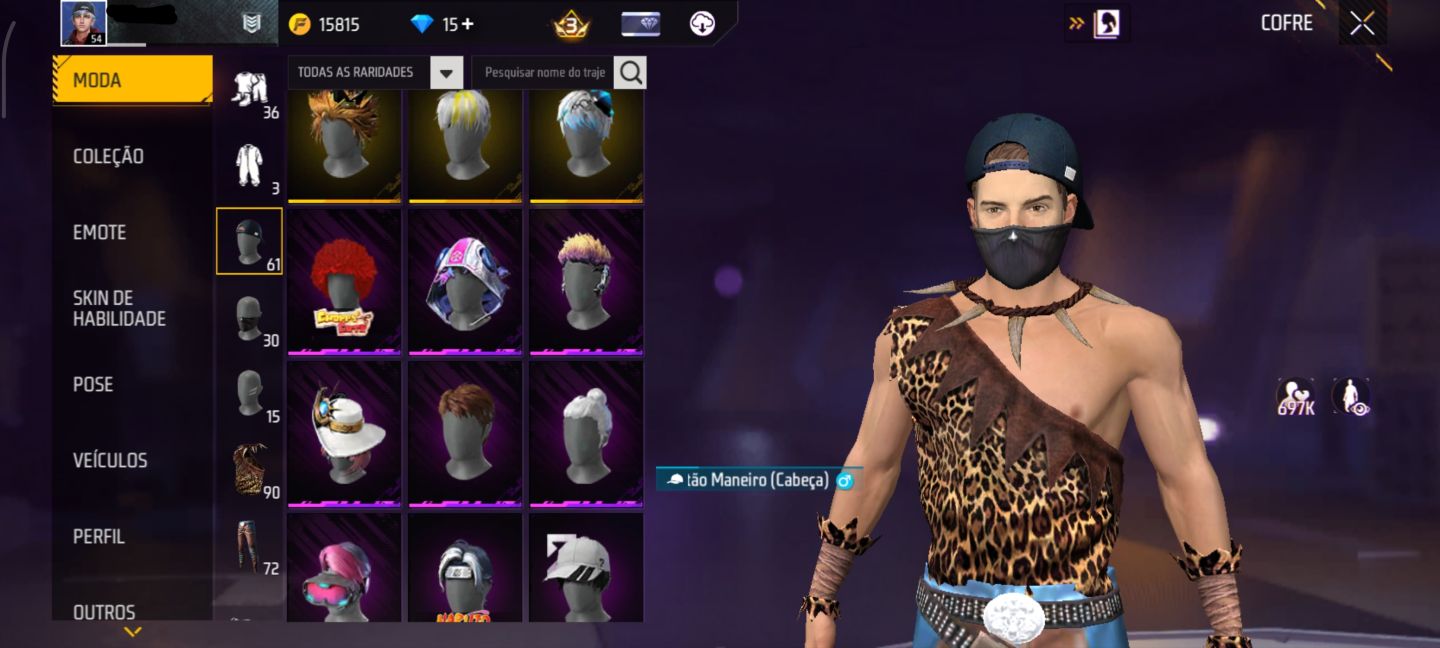 Conta de Free Fire 4 anos AP
