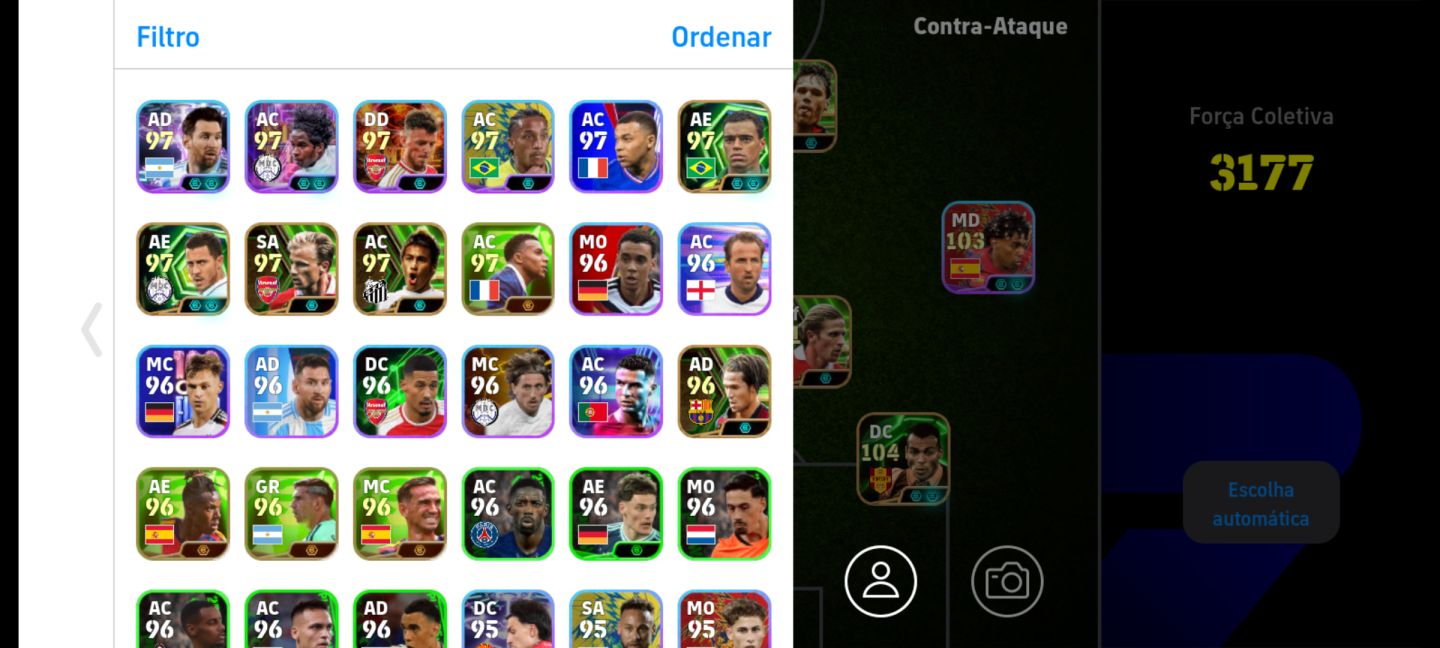 Conta efootball 3177 de força