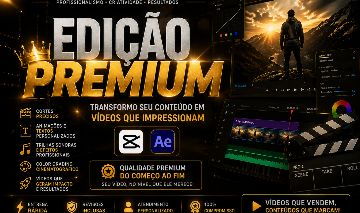 EDITOR DE VIDEOS, VIDEO LONGOS E CURTOS, EM ATÉ 2 DIAS