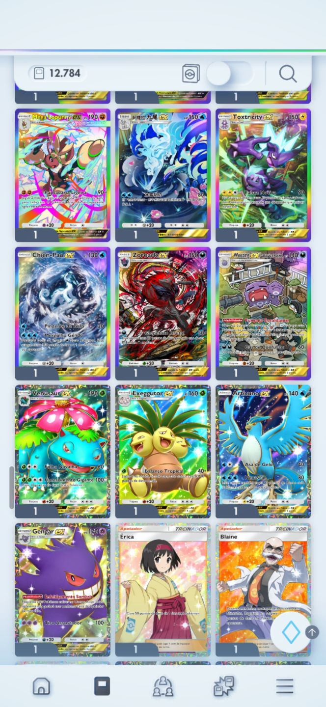 Pokémon TCG Pocket | Nível 60 | Master Ball | Vários Decks META + Cartas Raras