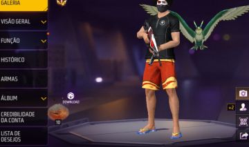 CONTA RARA DE FF!! COM ARMA EVOLUTIVA E ANGELICAL FEMININA!