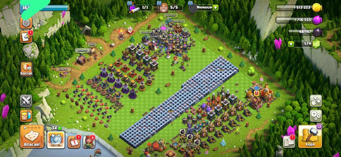 CONTA DE CLASH OF CLANS + CLASH ROYALE À VENDA