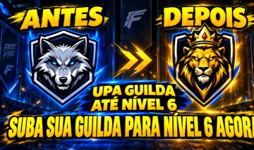 UPO SUA GUILDA NO FREE FIRE PARA O NIVEL 6 EM 24H !