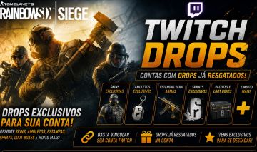 Rainbow Six (R6) Twitch Drop Esports Pack 26 stage - x6 + SMELLS LIKE BURNING