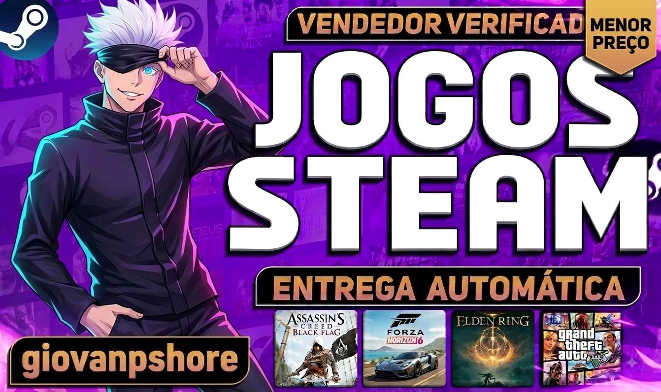 [ MAIS BARATO DO SITE ] Contas Steam Offline - Jogos da Atualidade