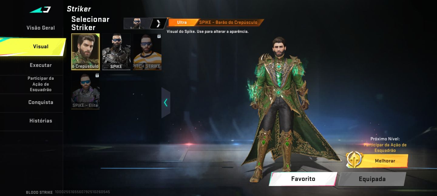 CONTA DE BLOOD STRIKE GEMADA SKINS TOP + ARMAS UPADAS FULL ACESSO