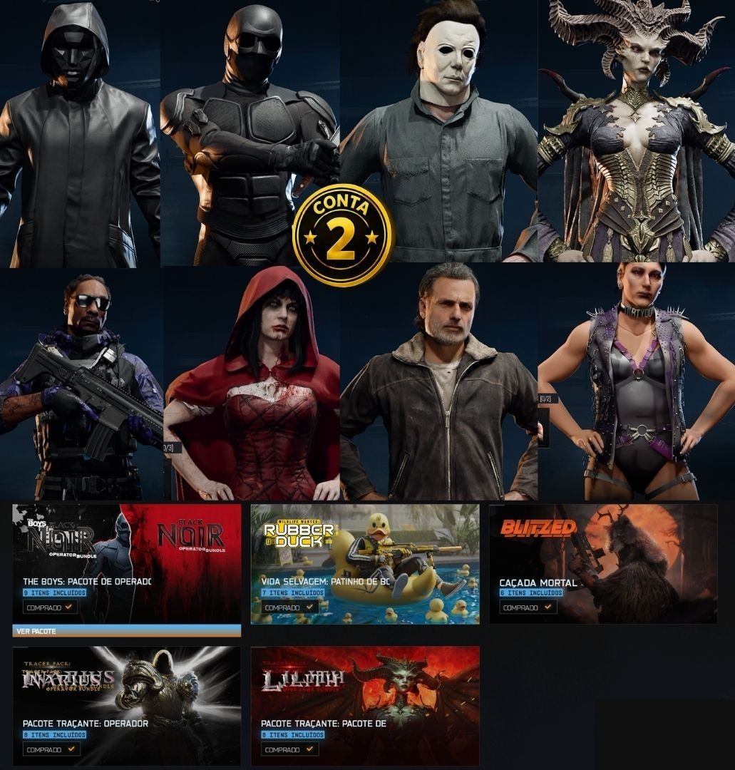 CONTAS WARZONE - CONTA bO7 - CONTA SINGULARIDADE - CONTAS NOVAS BO7 BLACK OPS 7