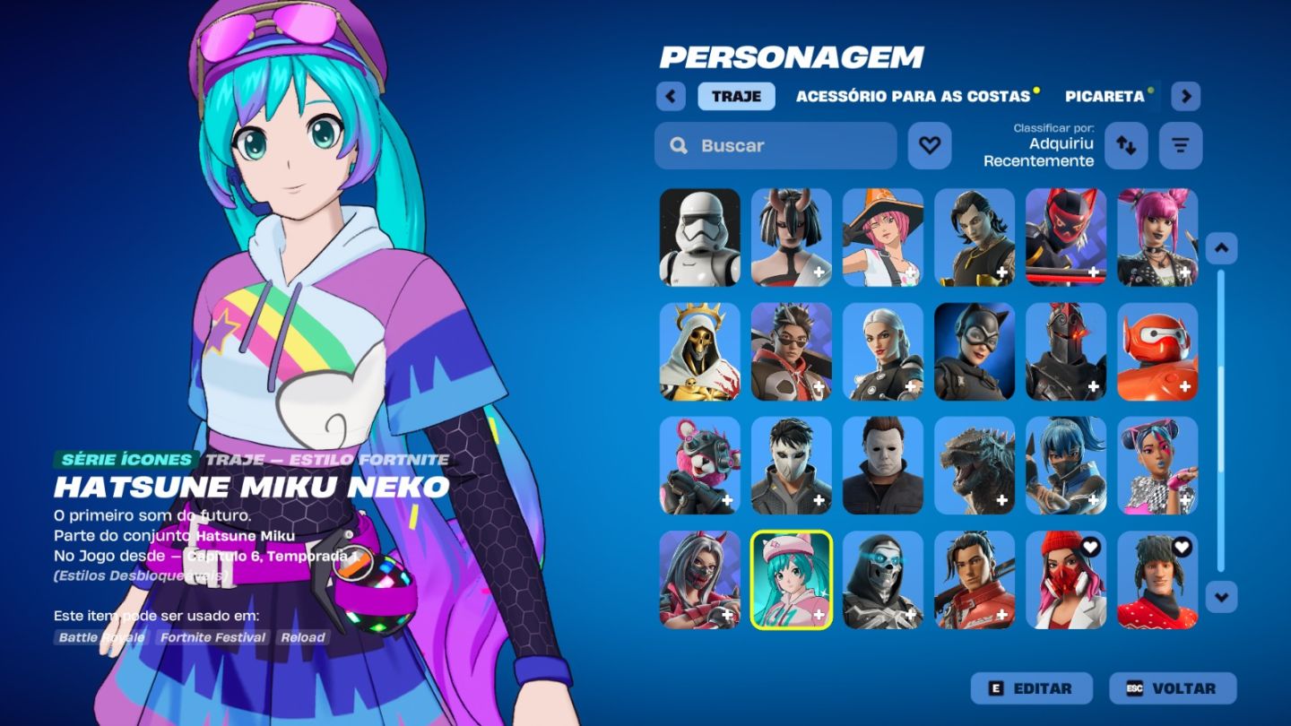 CONTA DE FORTNITE COM 70 SKINS | Catwoman Zero | PROMOÇÃO!