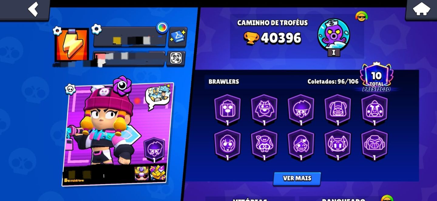 Brawl stars com super rara