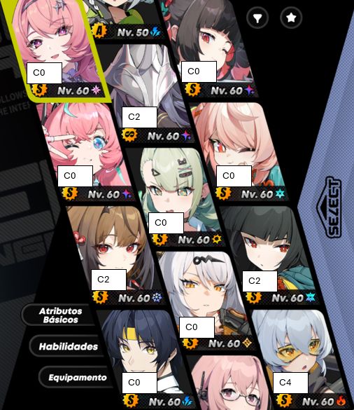 Conta Genshin feita no dia 1