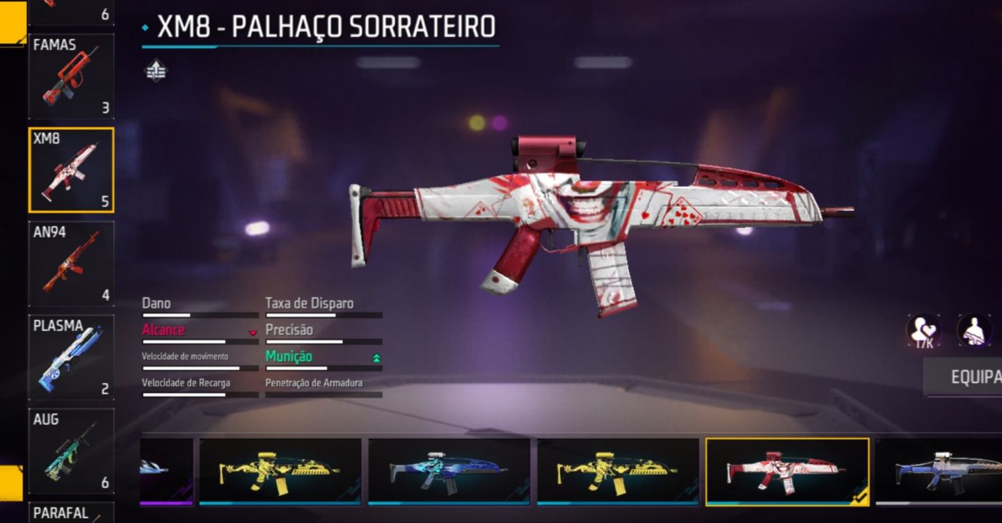 Conta Free Fire MAX Coroa Besta Graciosa + Lobo Cinza + Skins Raras!