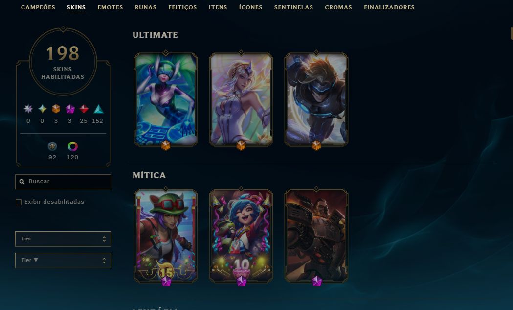 CONTA DE LEAGUE OF LEGENDS (LOL) CONTA COM MUITOS RECURSOS!