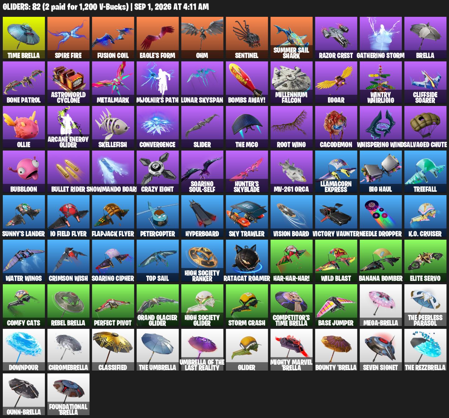 CONTA EXCLUSIVA FORTNITE - 69 SKINS | PASSES ANTIGOS E RAROS