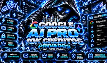 GOOGLE AI PRO 10K DE CREDITOS MODO PREMIUM | EXCLUSIVO PARA VOCÊ | 30 DIAS