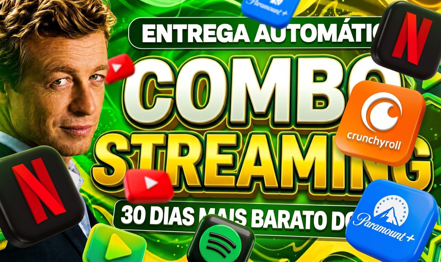 30 DIAS NETFLIX / CRUCH / PRIME / SPOTIFY + BRINDES [O MENOR PREÇO] [STREAMINGS]