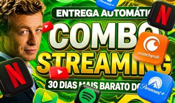 30 DIAS NETFLIX / CRUCH / PRIME / SPOTIFY + BRINDES [O MENOR PREÇO] [STREAMINGS]