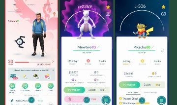 Pokémon GO Lv. 20 | Mewtwo + Giratina + Unown + Pikachu Evento | D205