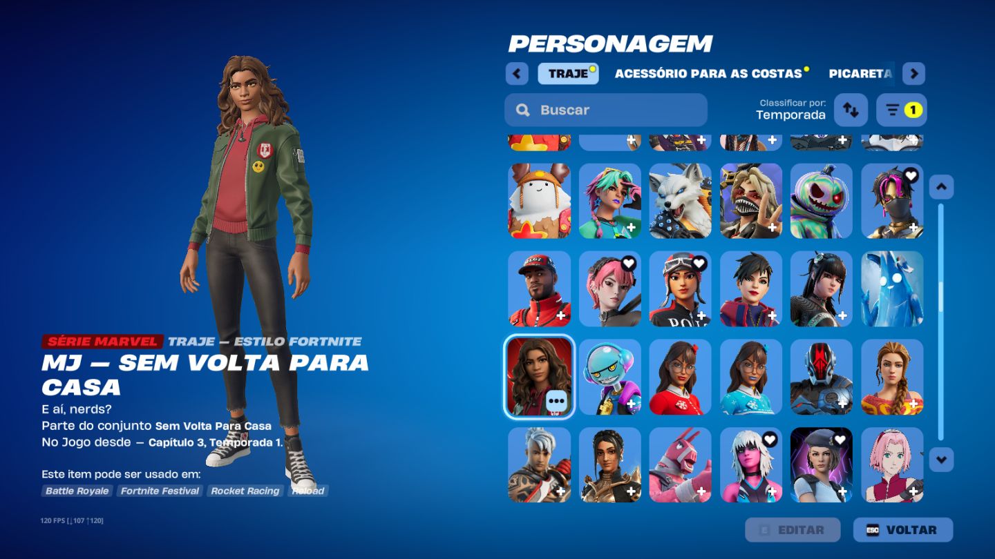 CONTA FORTNITE ANTIGO DESDE CAPITULO 1 TEMPORADA 3