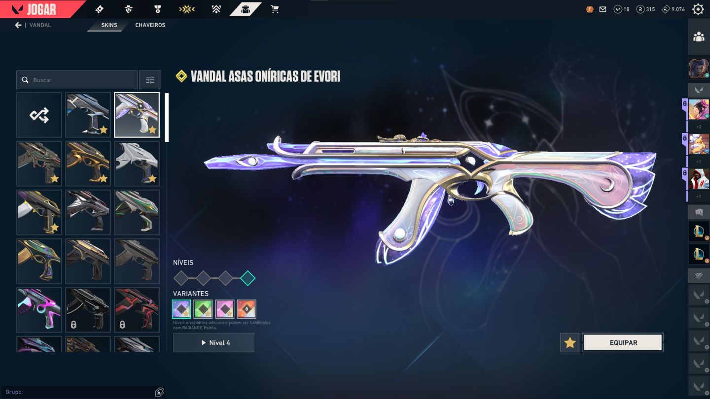 CONTA COMPLETA COM KARAMBIT SAQUEADORA E MUITAS SKINS / PRECO NEGOCIAVEL